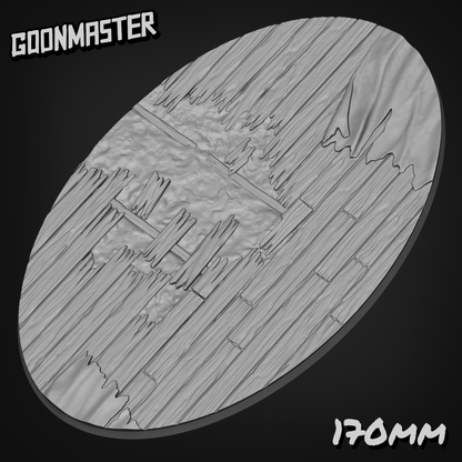 Old Wood Plank Floor Bases - Goonmaster