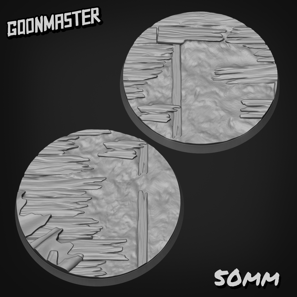 Old Wood Plank Floor Bases - Goonmaster