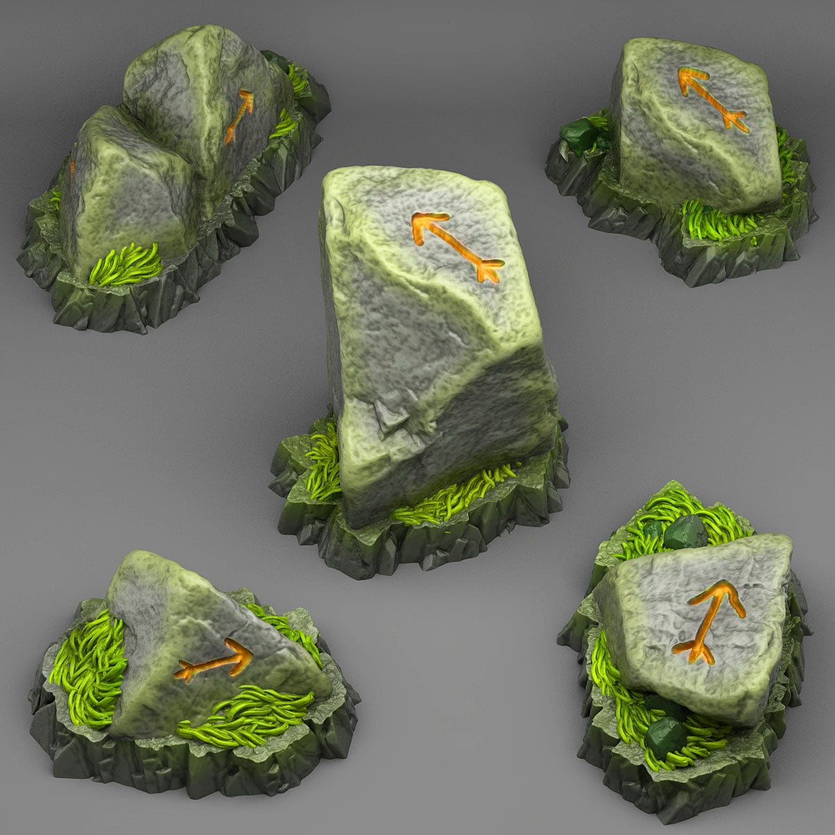 Oriented Traveler Stones - Fantastic Plants and Rocks