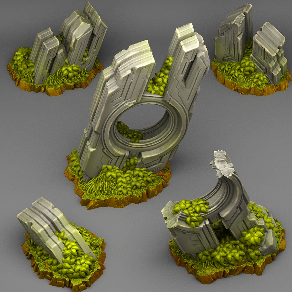 Overgrown Relics - Fantastic Plants and Rocks