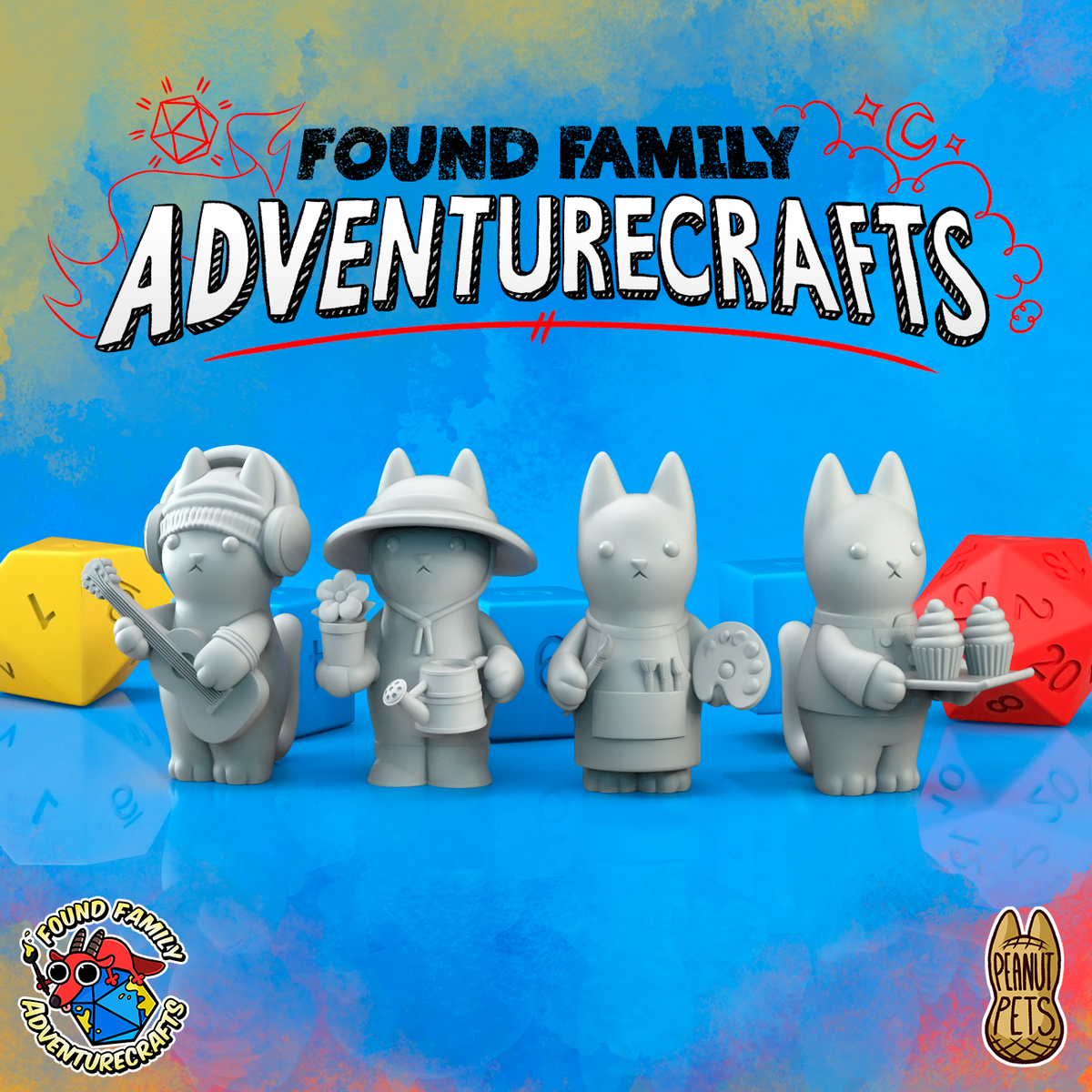 Peanut Cats, Creative Passions - Found Family Adventurecrafts