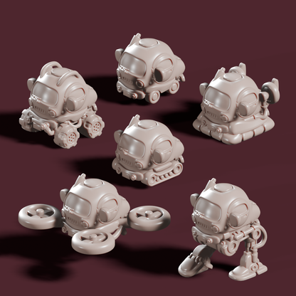 6mm Pea Car, Adaptable little vehicle - Porble Games