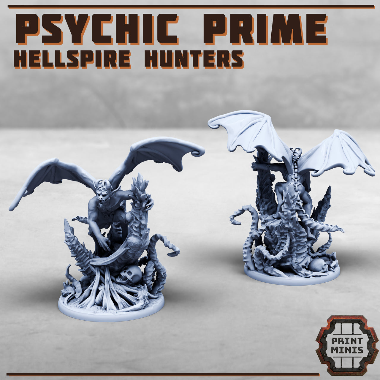 Psychic Prime, Hellspire Hunters - Print Minis