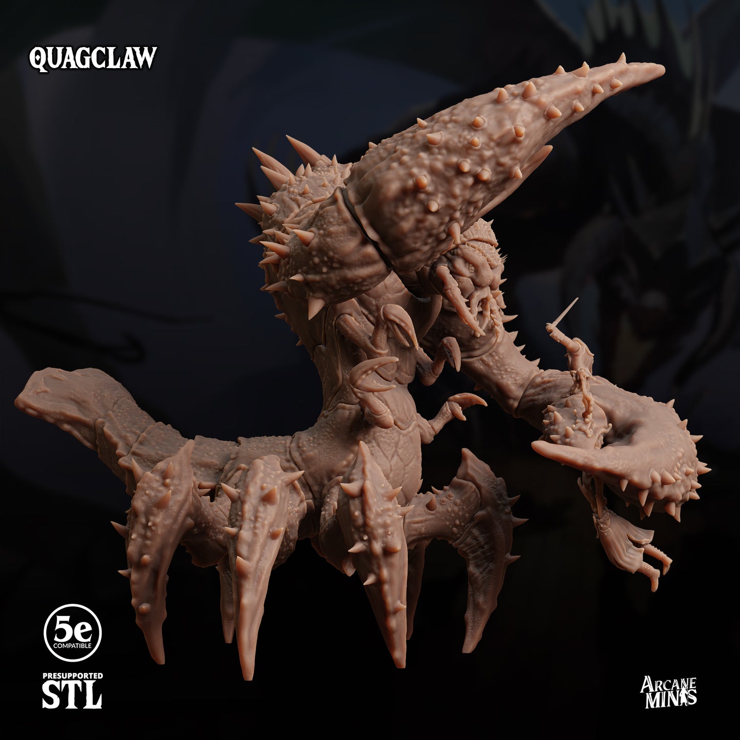 Quagclaw. Giant Crab Monster - Sordane Publishing
