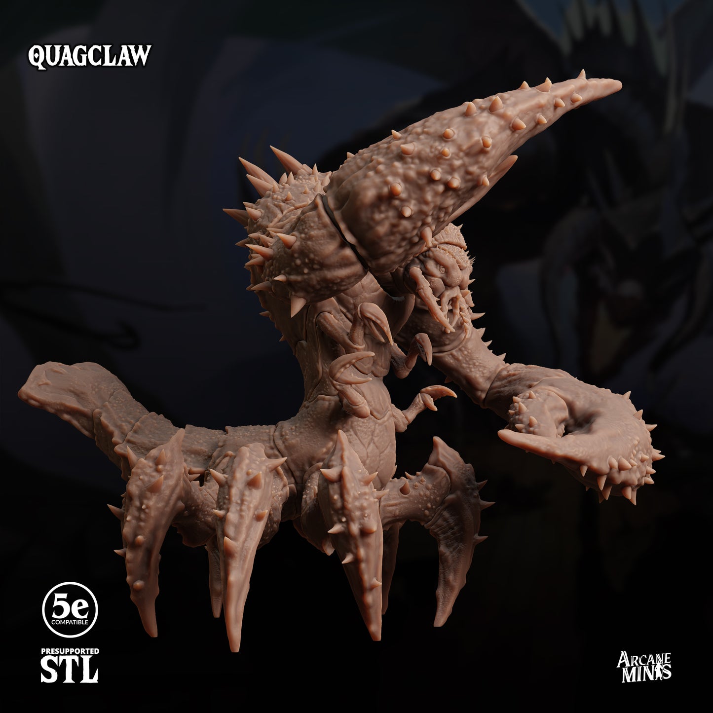 Quagclaw. Giant Crab Monster - Sordane Publishing