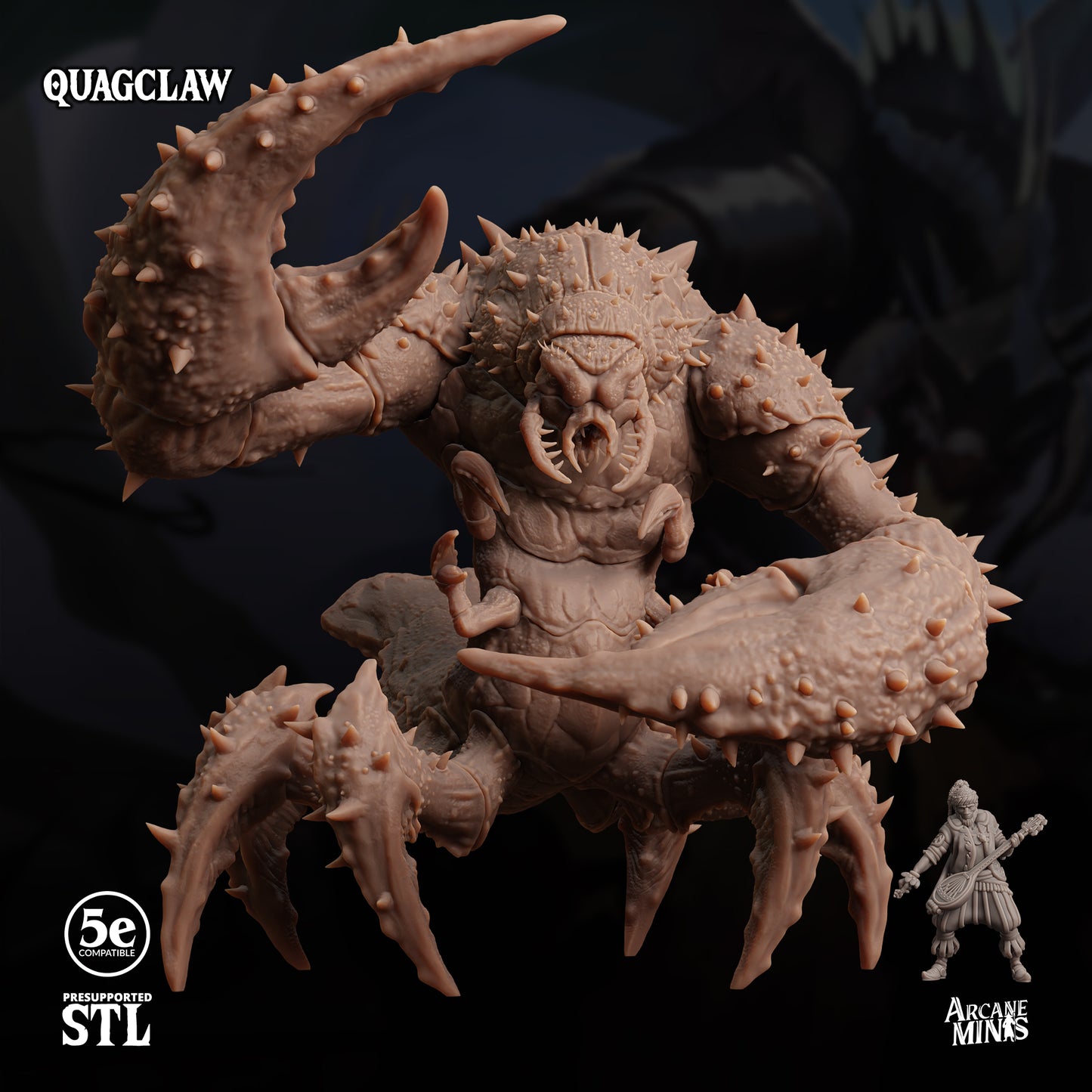 Quagclaw. Giant Crab Monster - Sordane Publishing