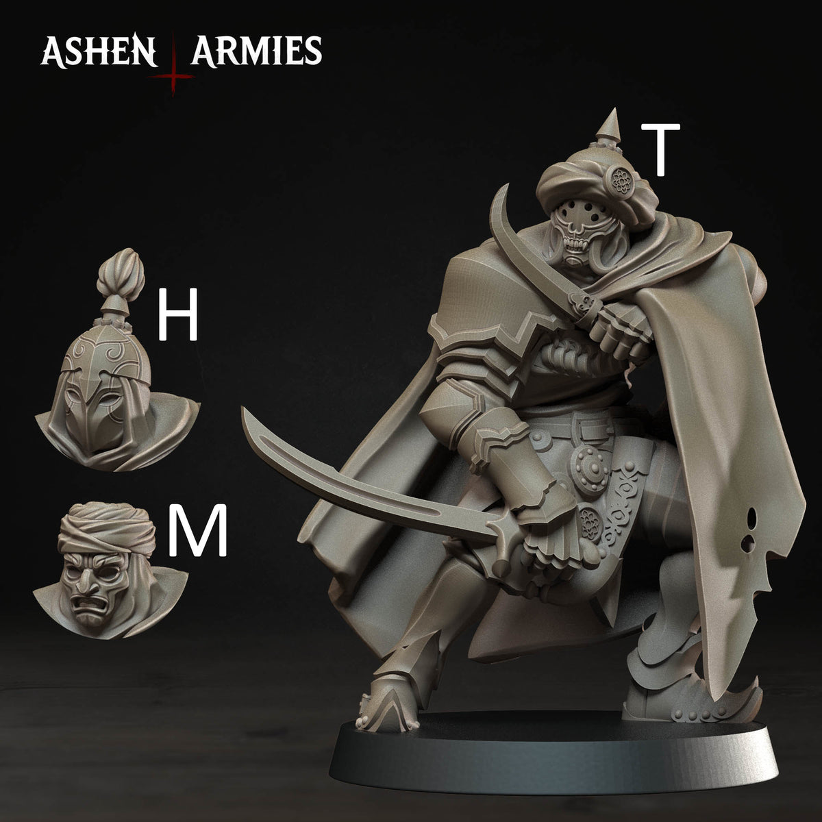 Assassin (Male). Gilded Dominion - Ashen Armies | Grimdark Ottoman Empire