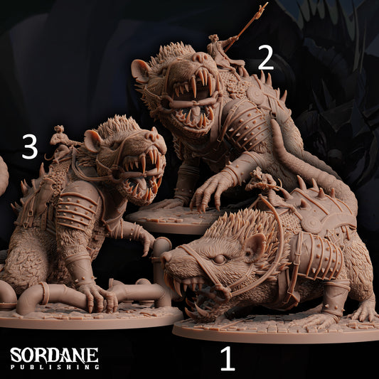 Rattigon Riders. Giant Rat Cavalry - Sordane Publishing