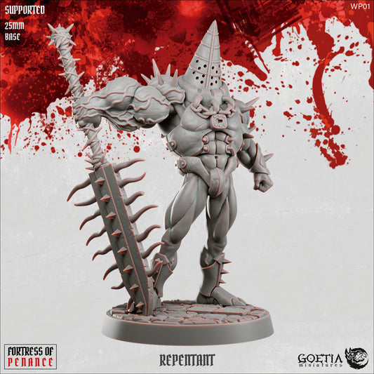 Repentant, Super Soldier Cultist Champion - Goetia Miniatures