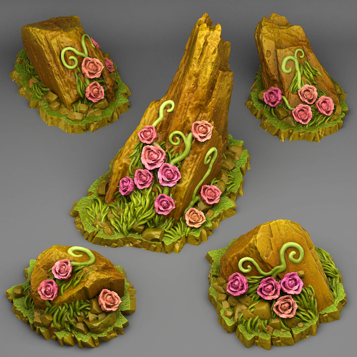 Rocks Of Roses - Fantastic Plants and Rocks