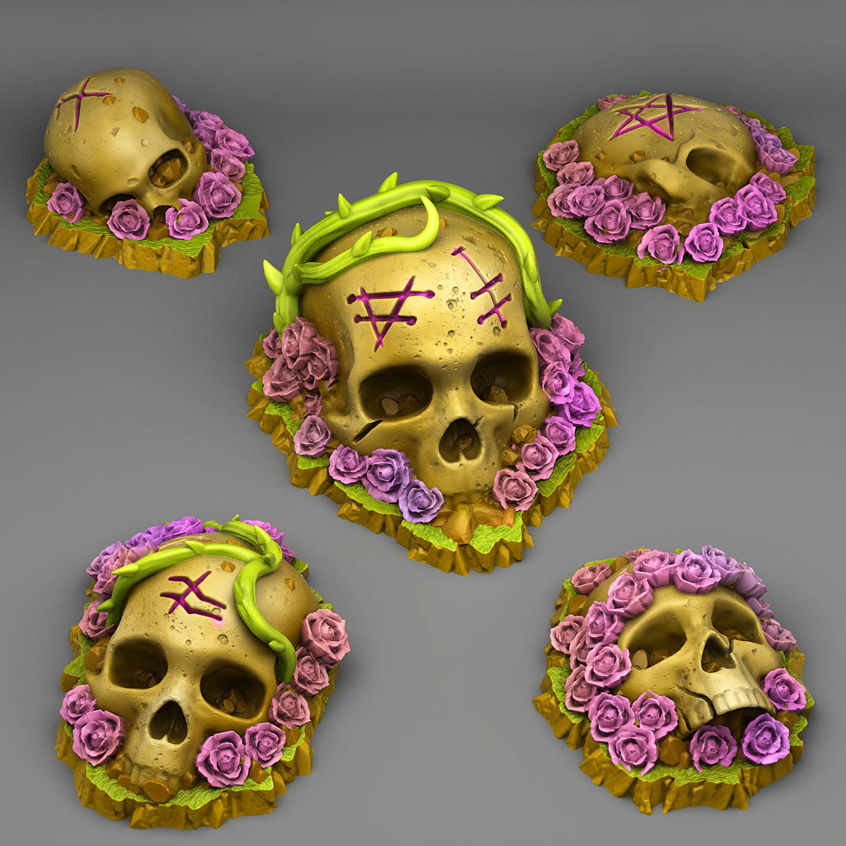 Roses of Death - Fantastic Plants and Rocks