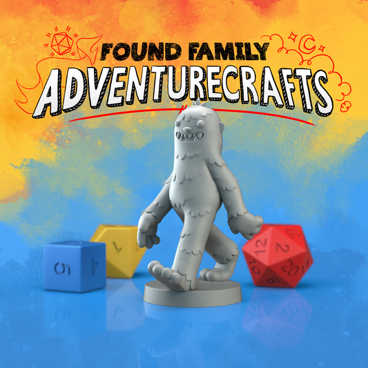 Super Cute Sasquatch - Found Family Adventurecrafts
