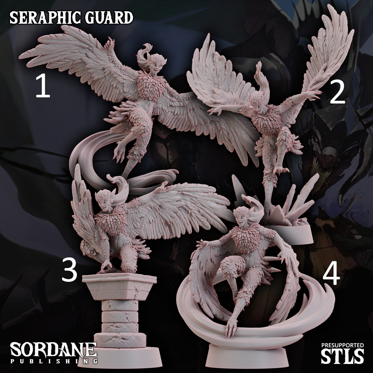 Seraphic Guard. Angelic Harpy - Sordane Publishing