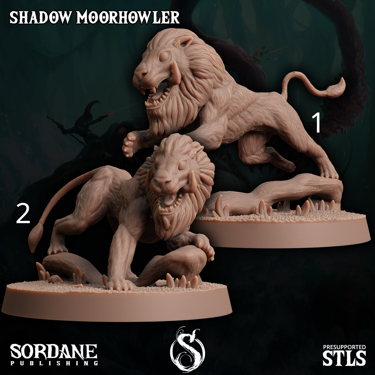 Shadow Moorhowler, Tusked Lion - Sordane Publishing