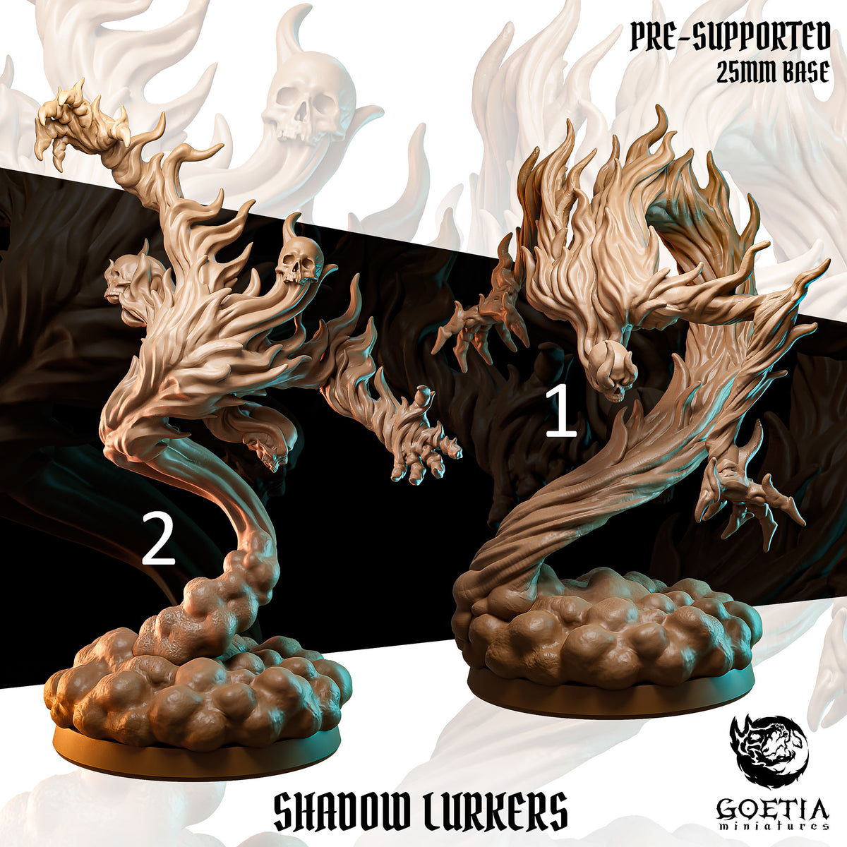 Shadow Lurkers. Smoke Demons - Goetia Miniatures