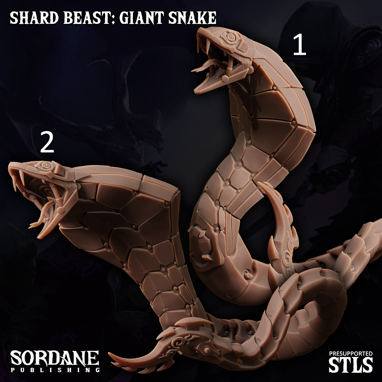Shard Beast, Giant Mechanical Snake - Sordane Publishing