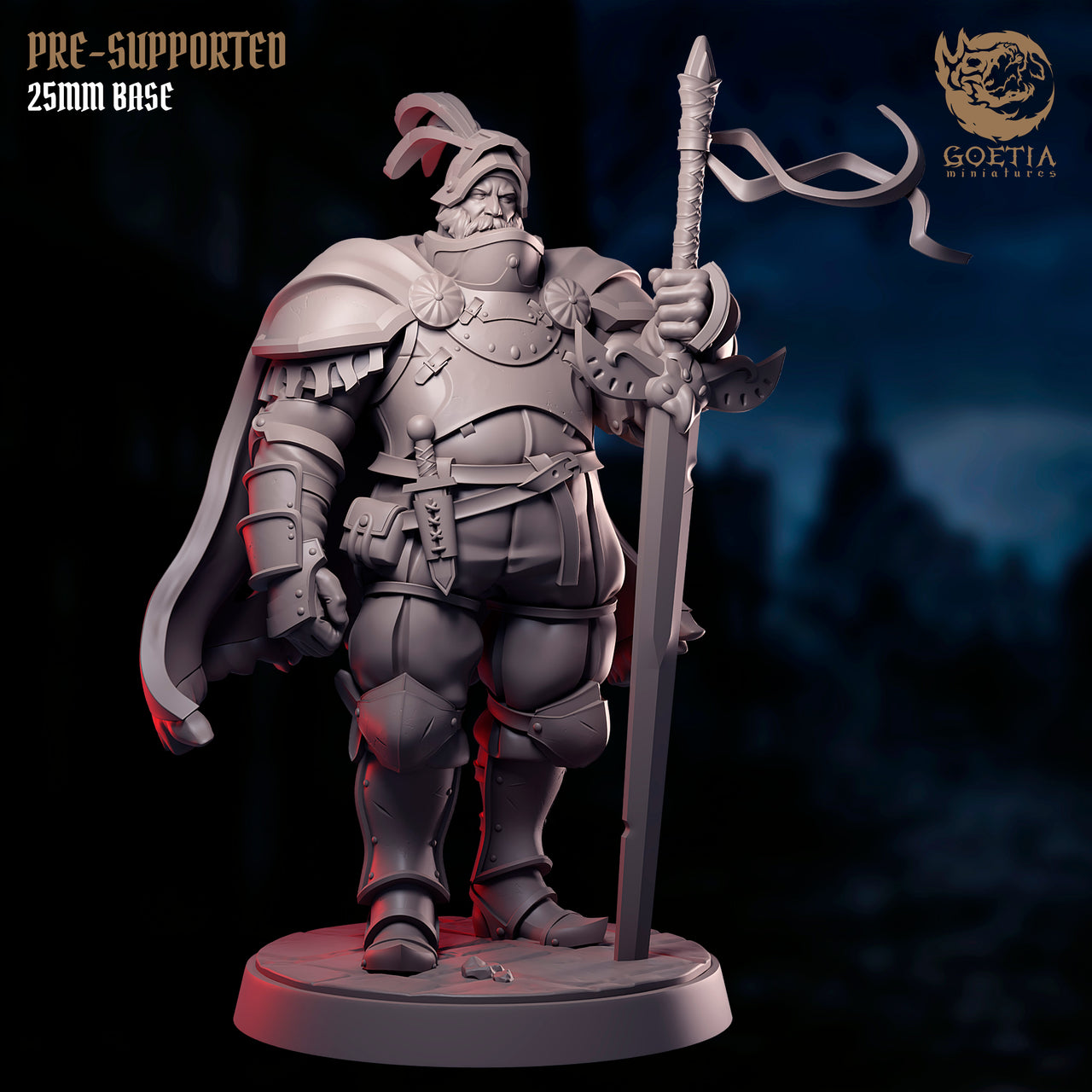 Sir Kael Dornavir, Vadican Guard - Goetia Miniatures