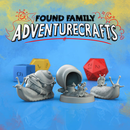 Snail and Pillbug Friend - Found Family Adventurecrafts
