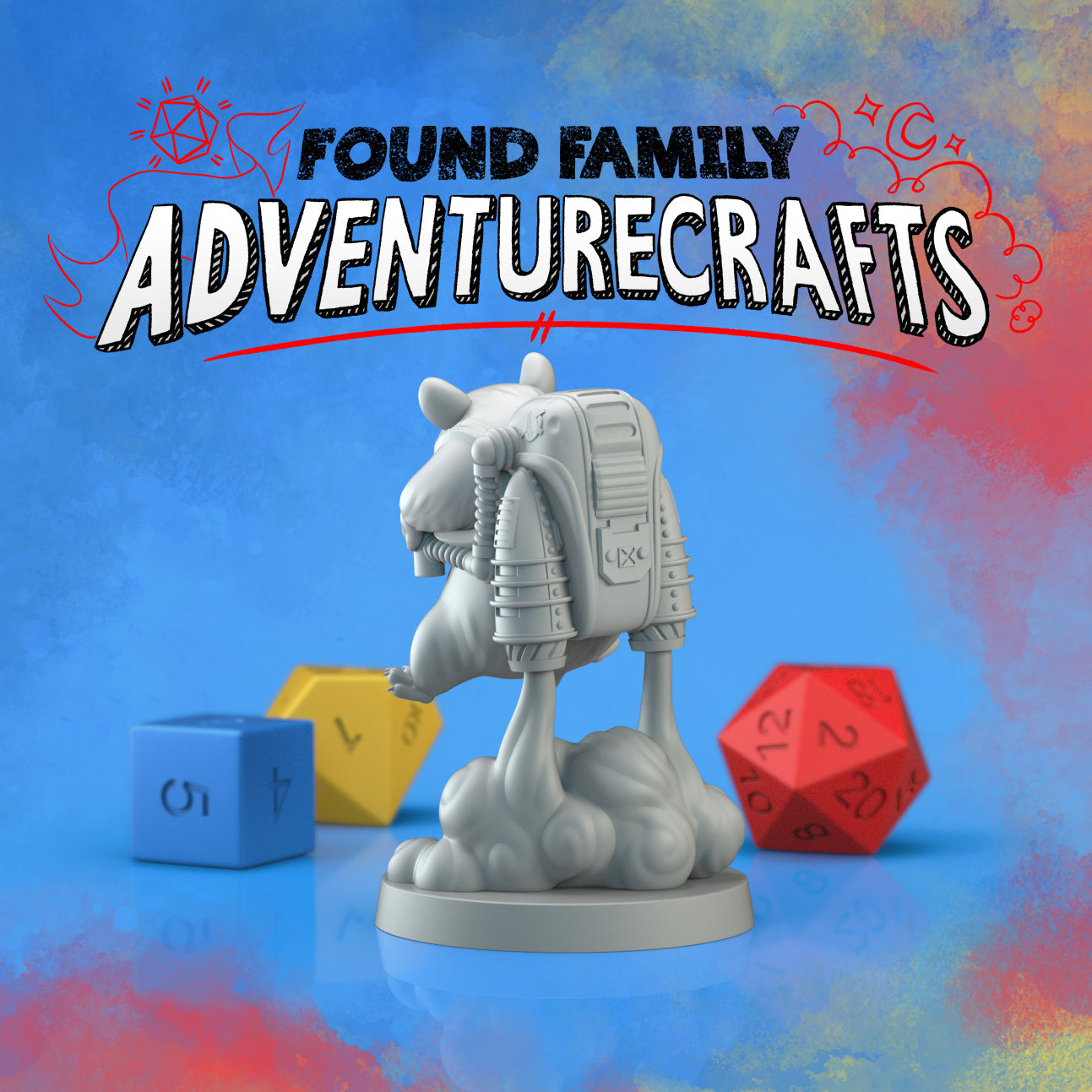Giant Space Hamster, Rocket Ham - Found Family Adventurecrafts