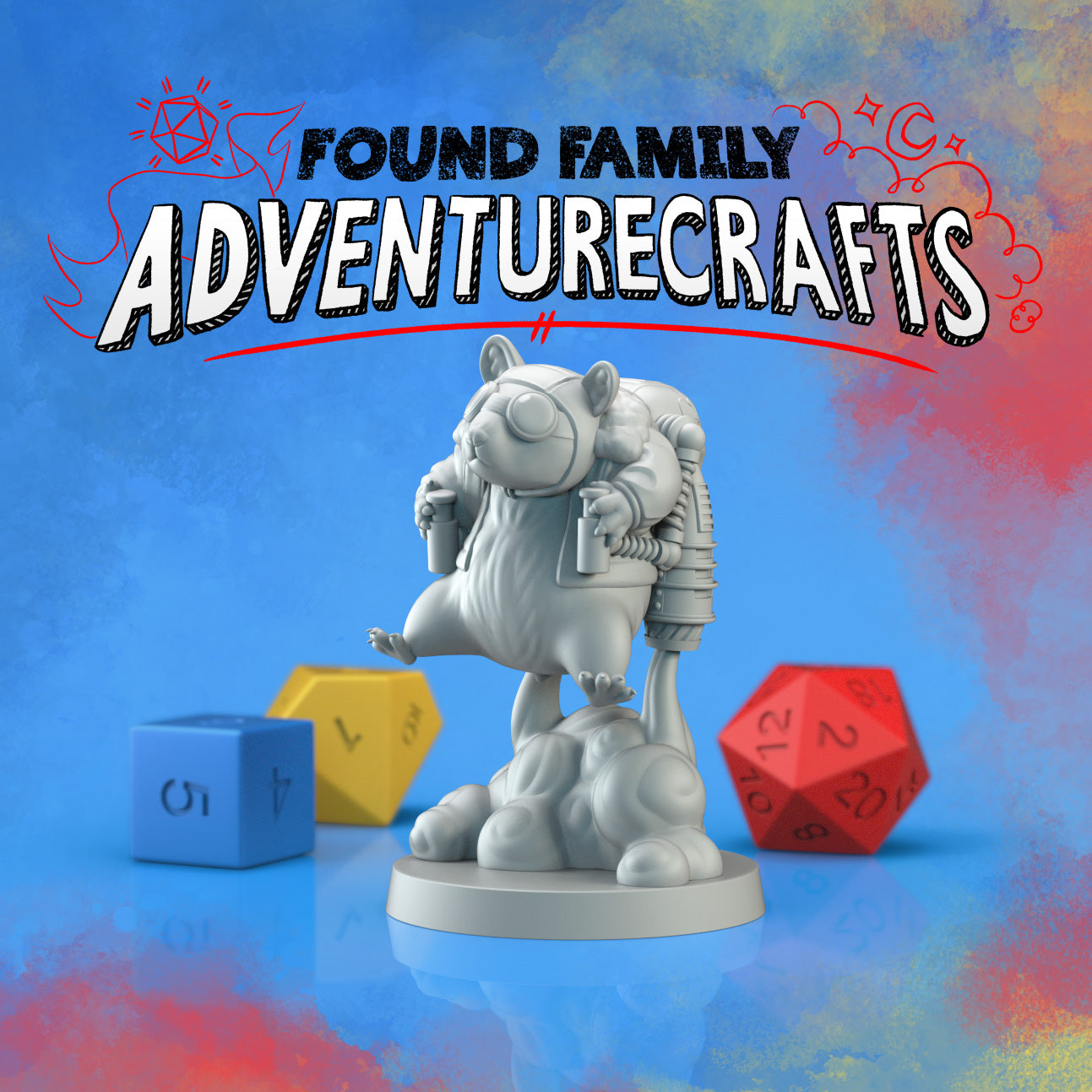 Giant Space Hamster, Rocket Ham - Found Family Adventurecrafts