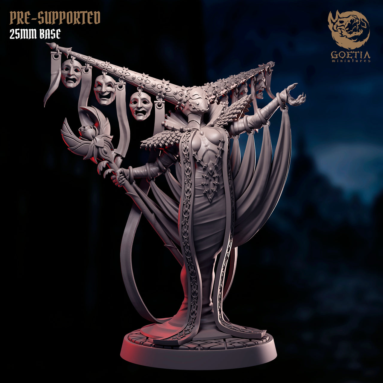 The Lady, Yanian Ghost  - Goetia Miniatures
