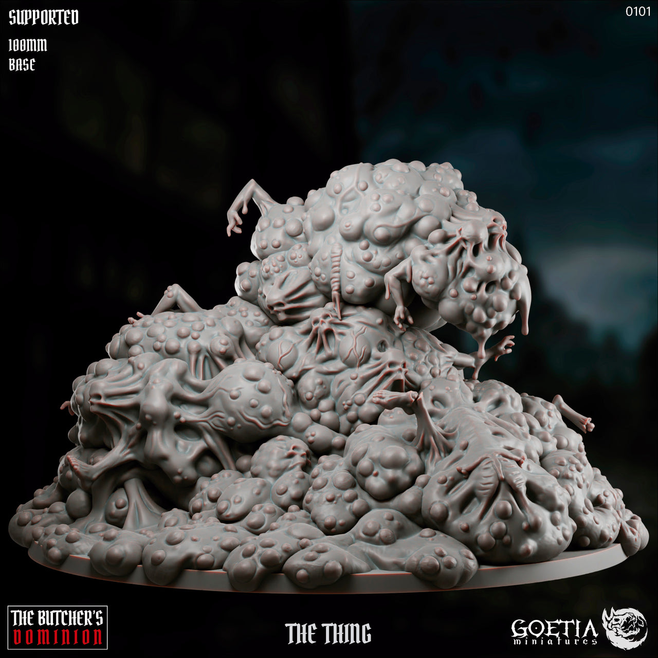 The Thing. Undead Ooze Monster- Goetia Miniatures