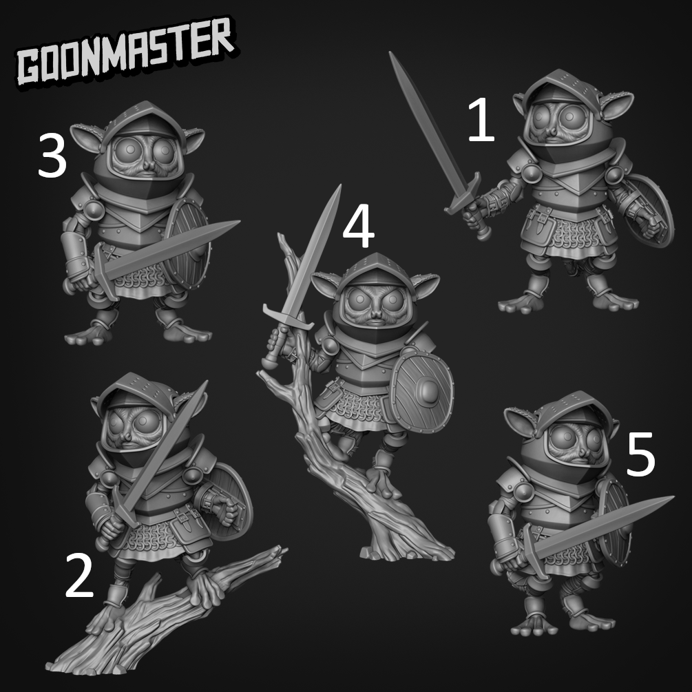 Tarsier Knights, Tiny Primate Soldiers - Goonmaster