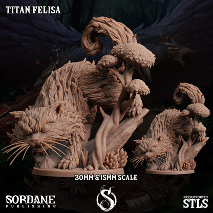 Titan Felisa, Giant Cat Monster - Sordane Publishing