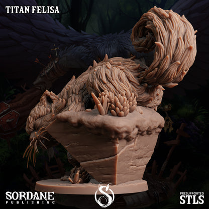 Titan Felisa, Giant Cat Monster - Sordane Publishing