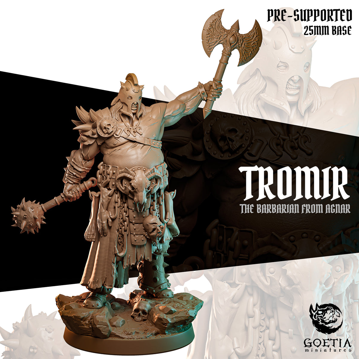 Tromir, The Barbarian From Agnar - Goetia Miniatures
