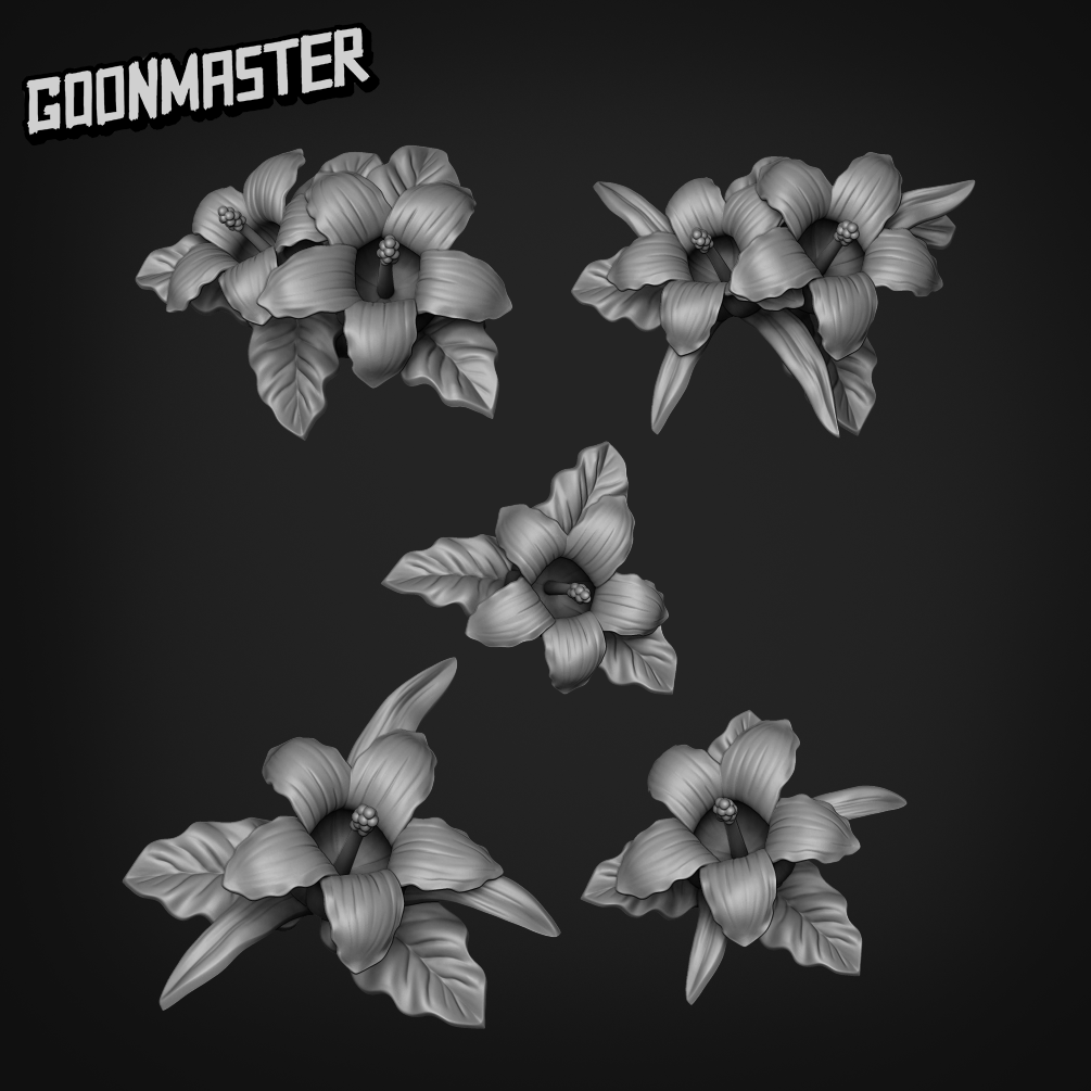 Tropical Hibiscus - Goonmaster Basing Bits