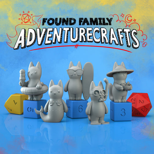 Peanut Cats, Tropical Edition - Found Family Adventurecrafts