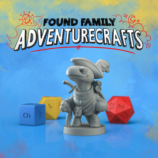 Turtle Sailor, Turtlefolk Adventurer - Found Family Adventurecrafts