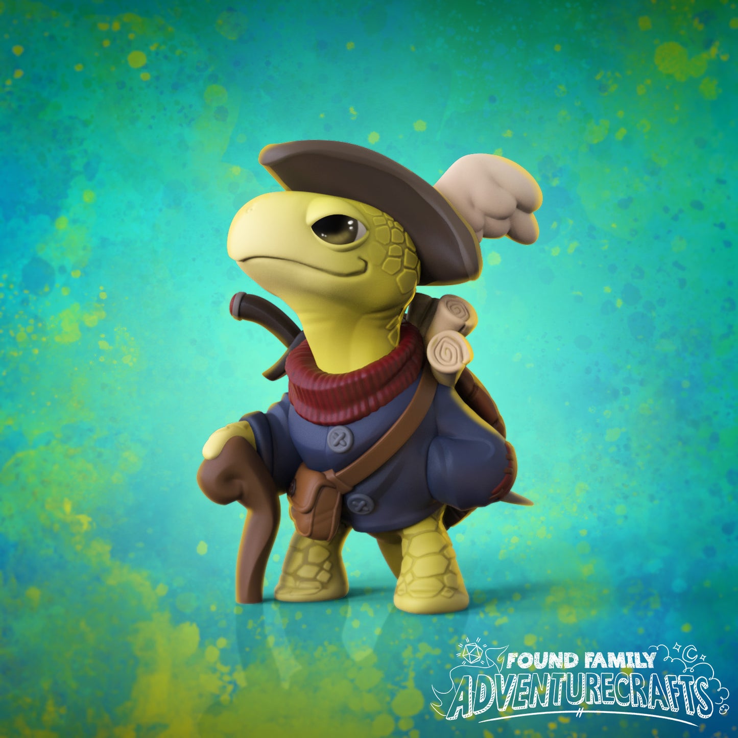 Turtle Sailor, Turtlefolk Adventurer - Found Family Adventurecrafts