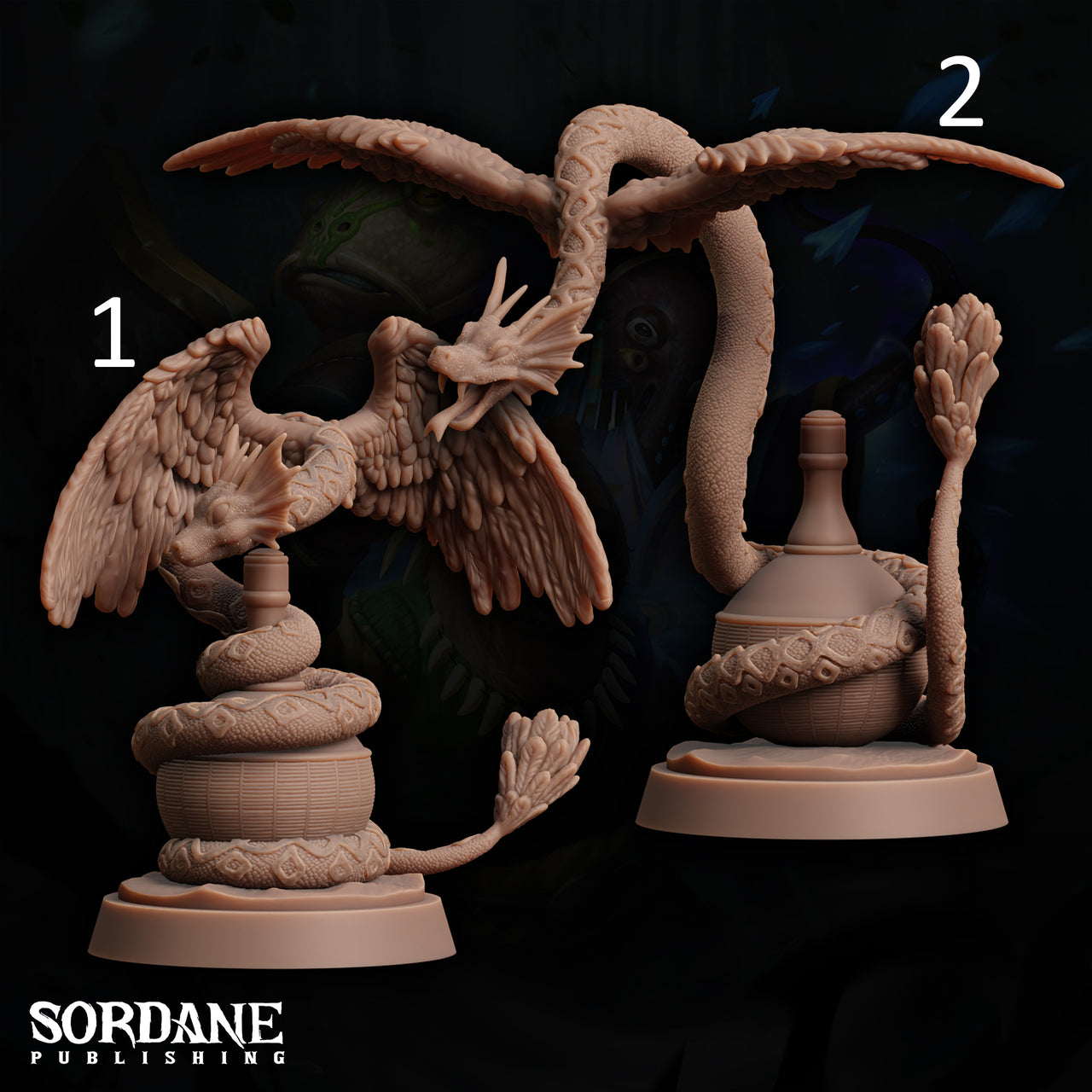 Snake Tuavala, winged Coatl - Sordane Publishing