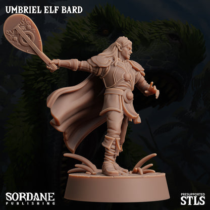 Umbriel Elf Bard, Dark Elf Performer- Sordane Publishing