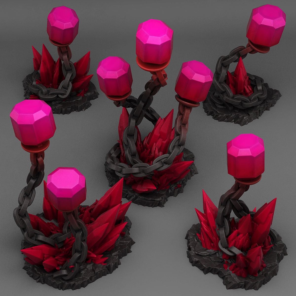 Underdark Crystal Lights - Fantastic Plants and Rocks