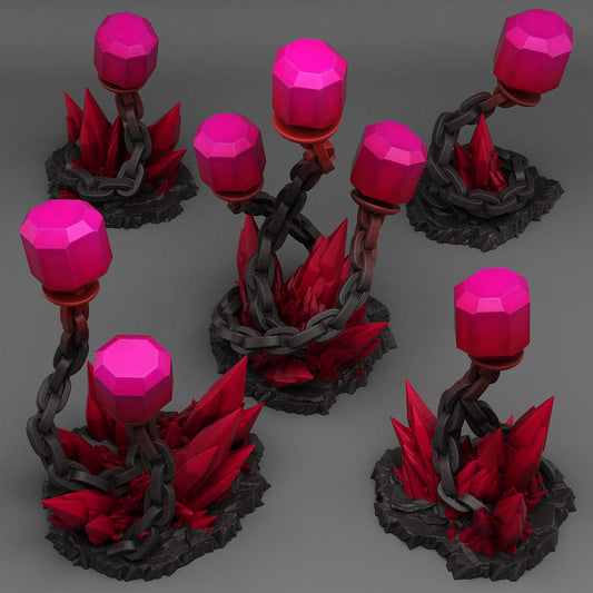 Underdark Crystal Lights - Fantastic Plants and Rocks