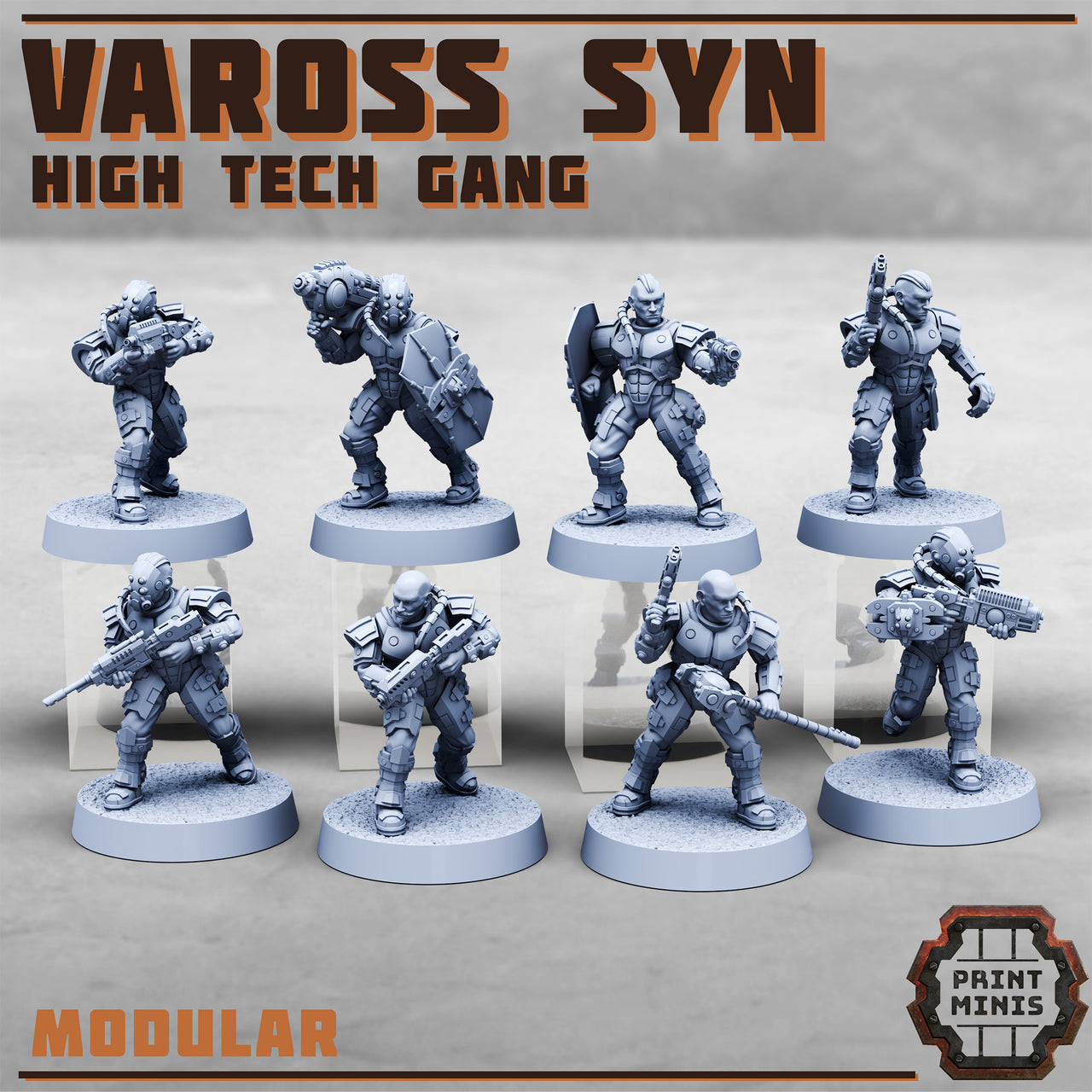 Vaross Syn Gang, High Tech Gang- Print Minis