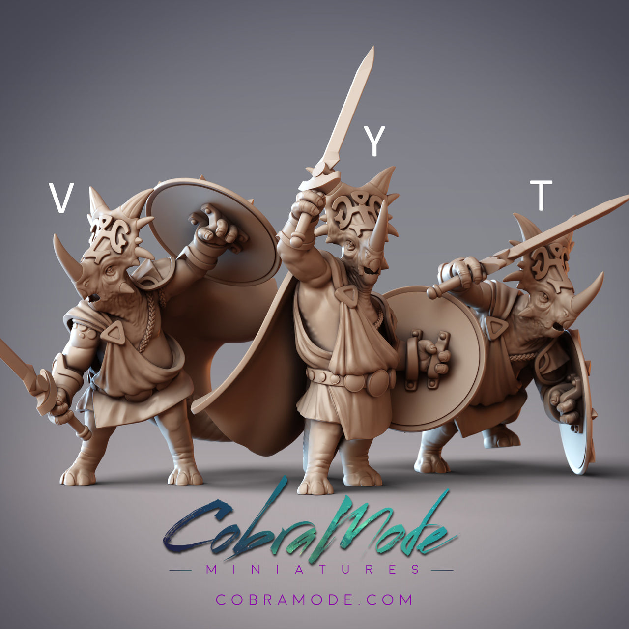 Dinovian Warriors Vex, Tal, & Yel'Gar - CobraMode