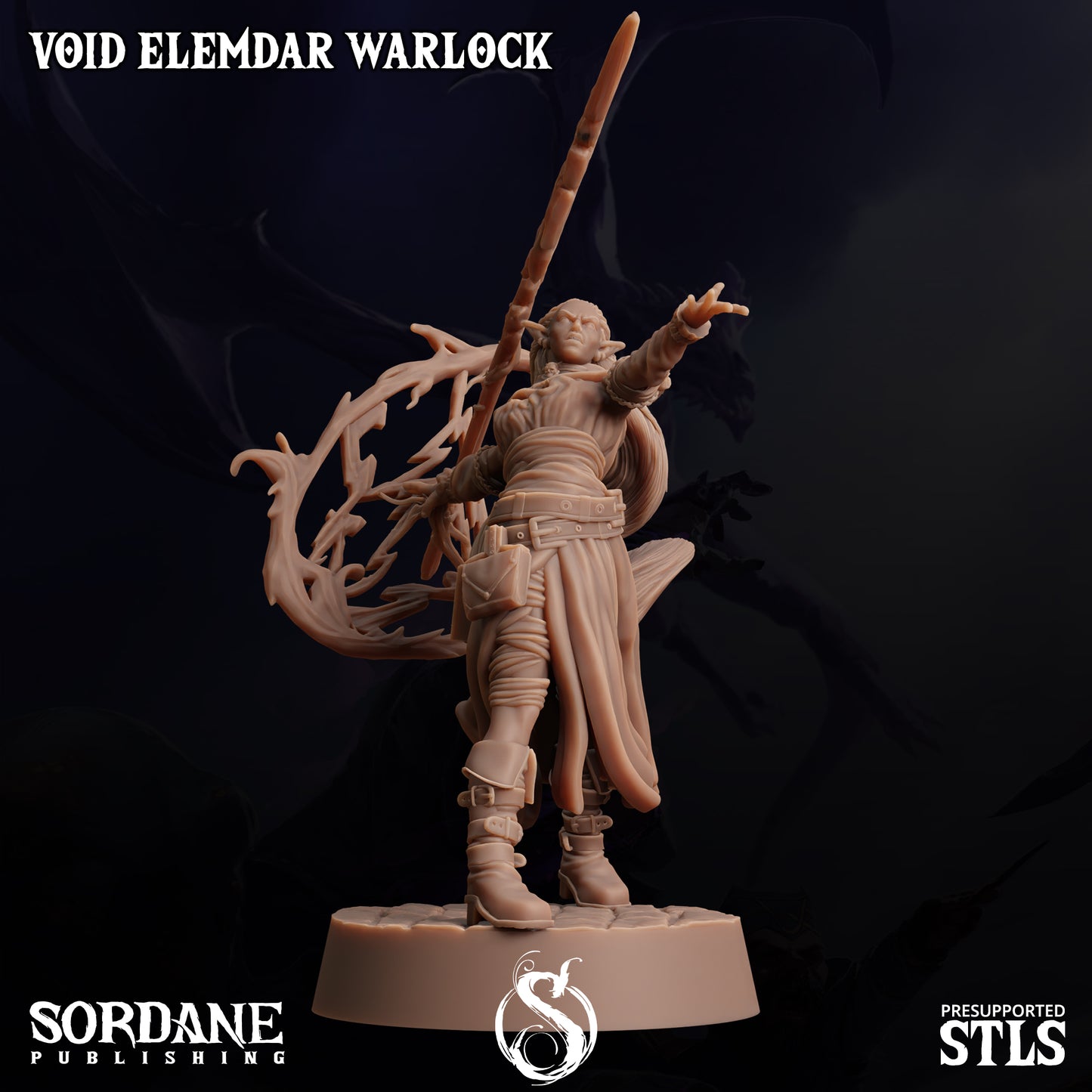 Void Elemdar Warlock - Sordane Publishing
