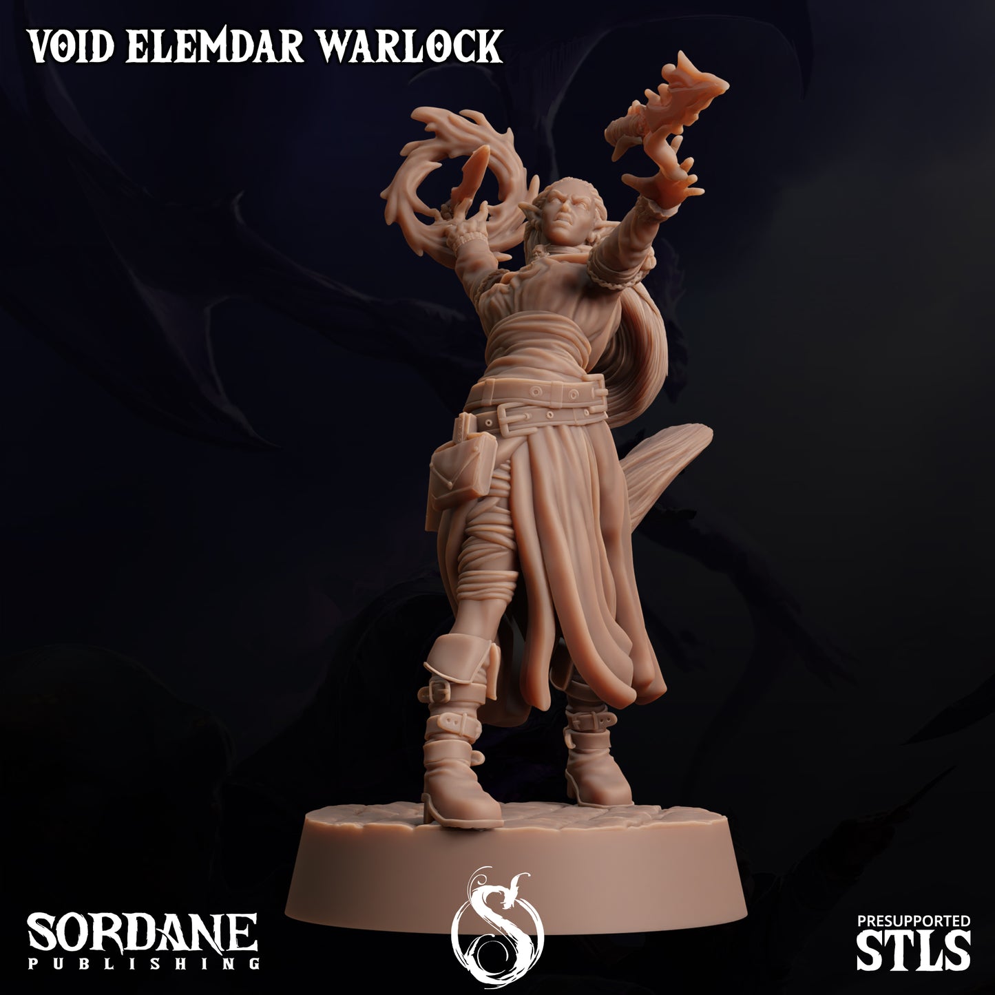 Void Elemdar Warlock - Sordane Publishing