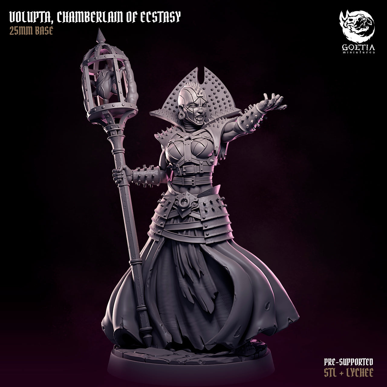 Volupta, Chamberlain of Ecstasy, The Court of Ecstasy - Goetia Miniatures