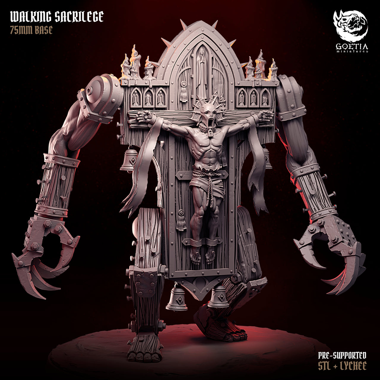 Walking Sacrilege, Cultist Mech. Martyrs of the Toll - Goetia Miniatures