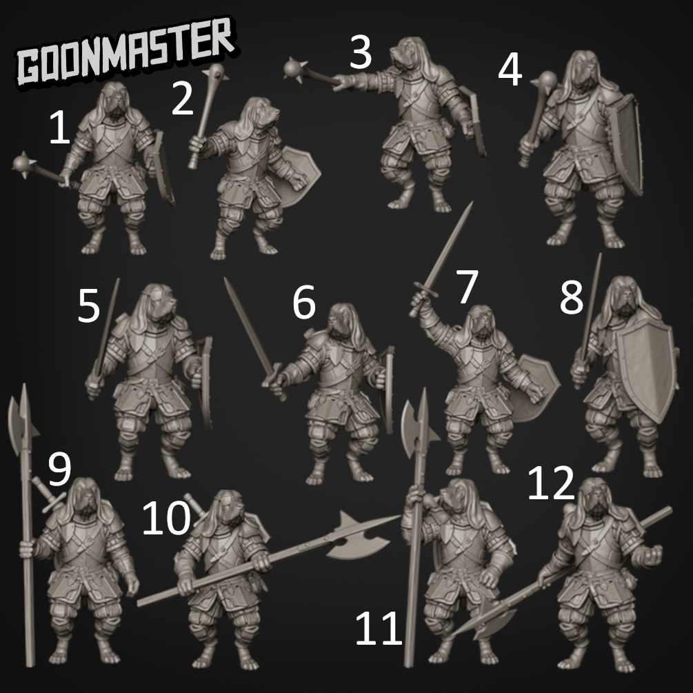 War Hounds, Dogfolk mercenaries - Goonmaster