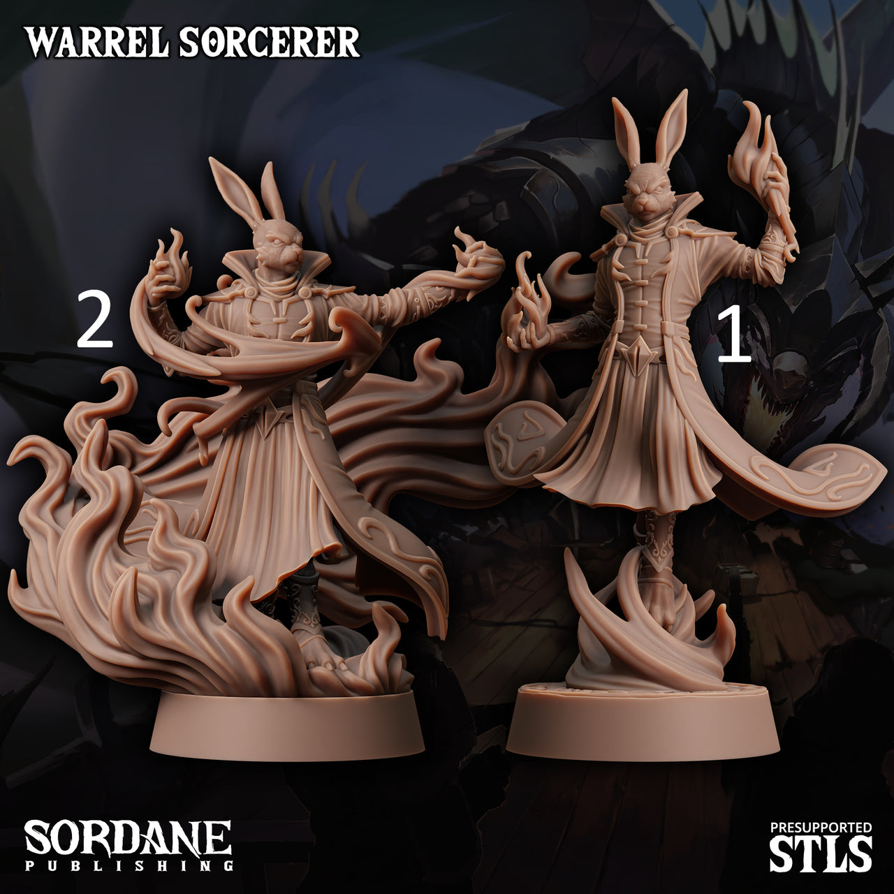 Warrel Sorcerer. Rabbitfolk Wizard - Sordane Publishing
