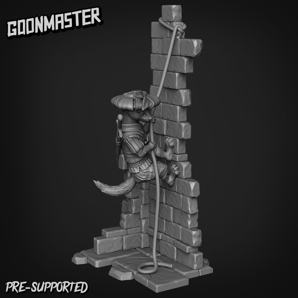Weasel Rappel Diorama - Goonmaster