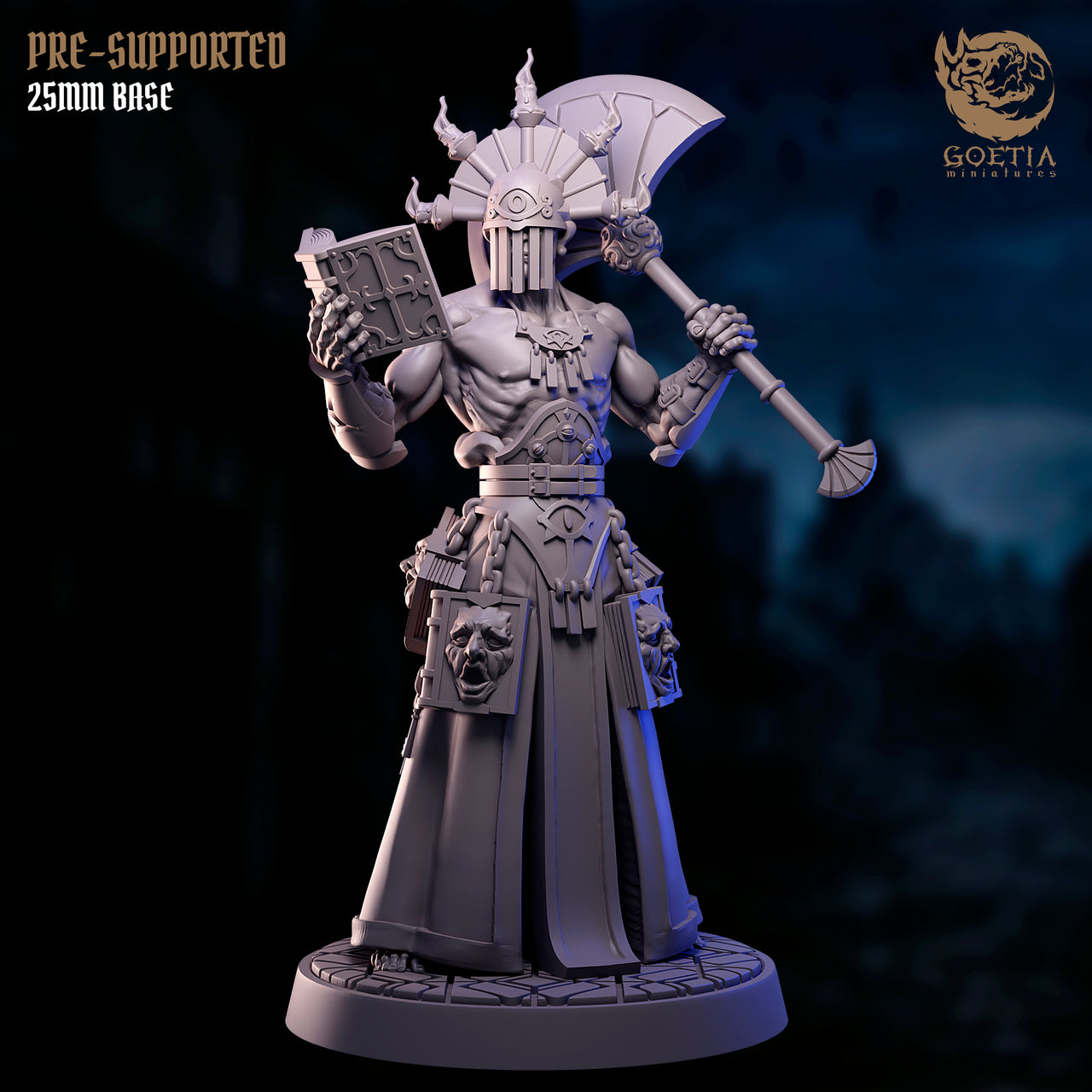 Wielder of the Arcane, Buff Warlock - Goetia Miniatures