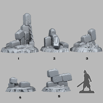 Winter Ruins - Fantastic Plants and Rocks
