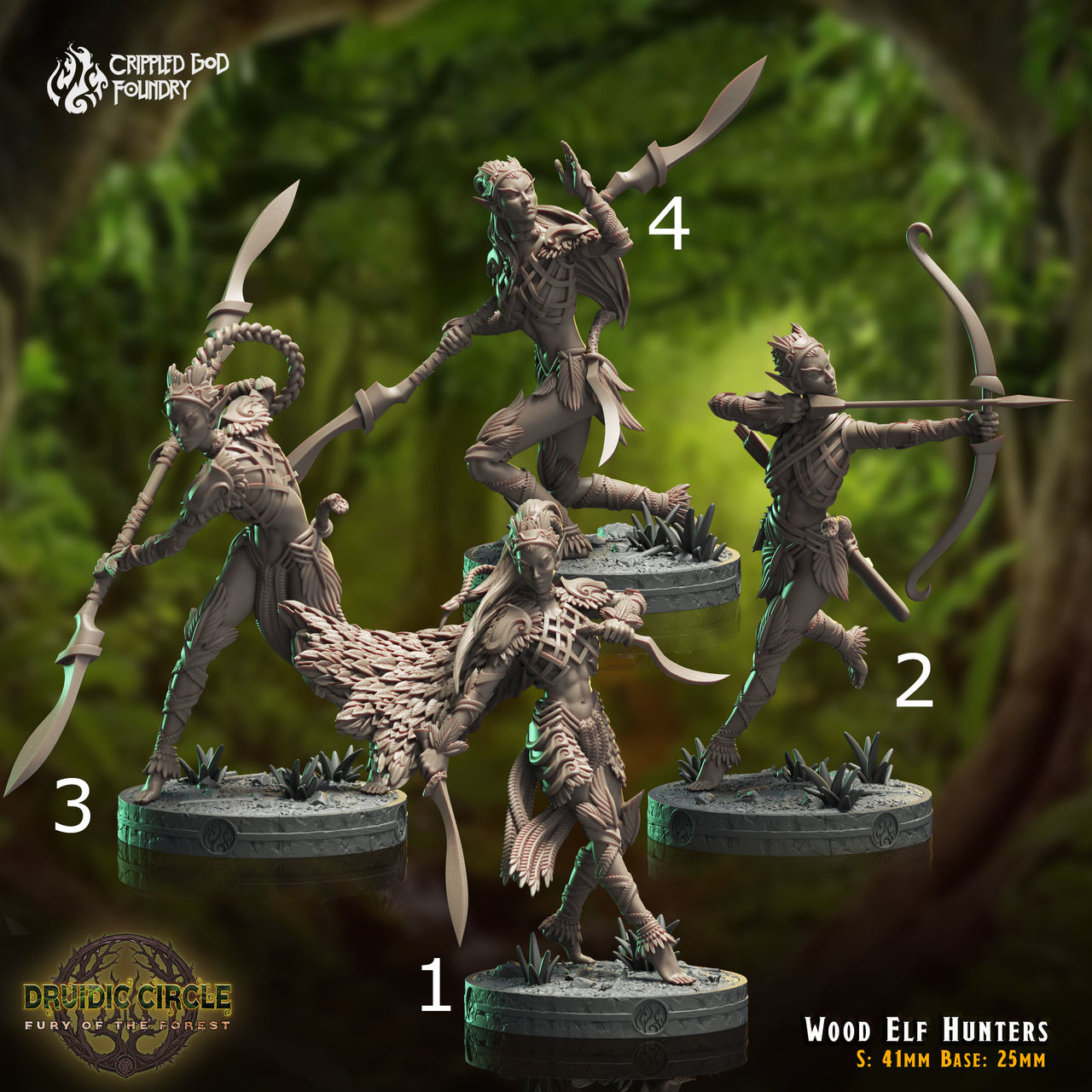 Wood Elf Hunters - Crippled God Foundry